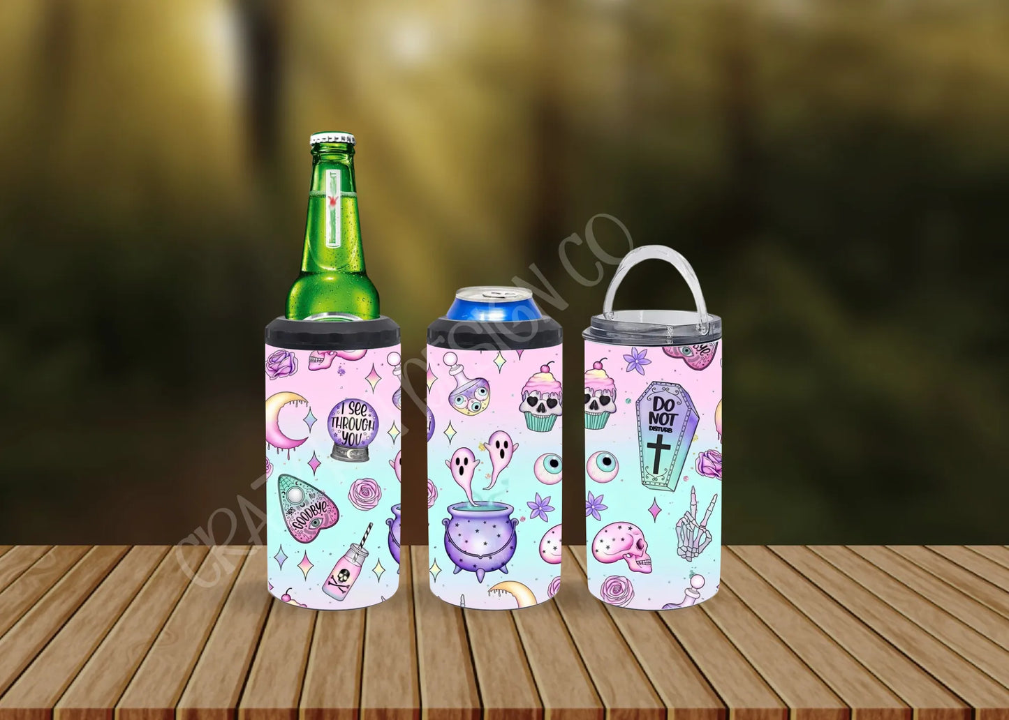 CUSTOMIZABLE I SEE THROUGH YOUR BULLSH*T DON'T CROSS HOT AND COLD TUMBLERS - Crazy Kat Design Co