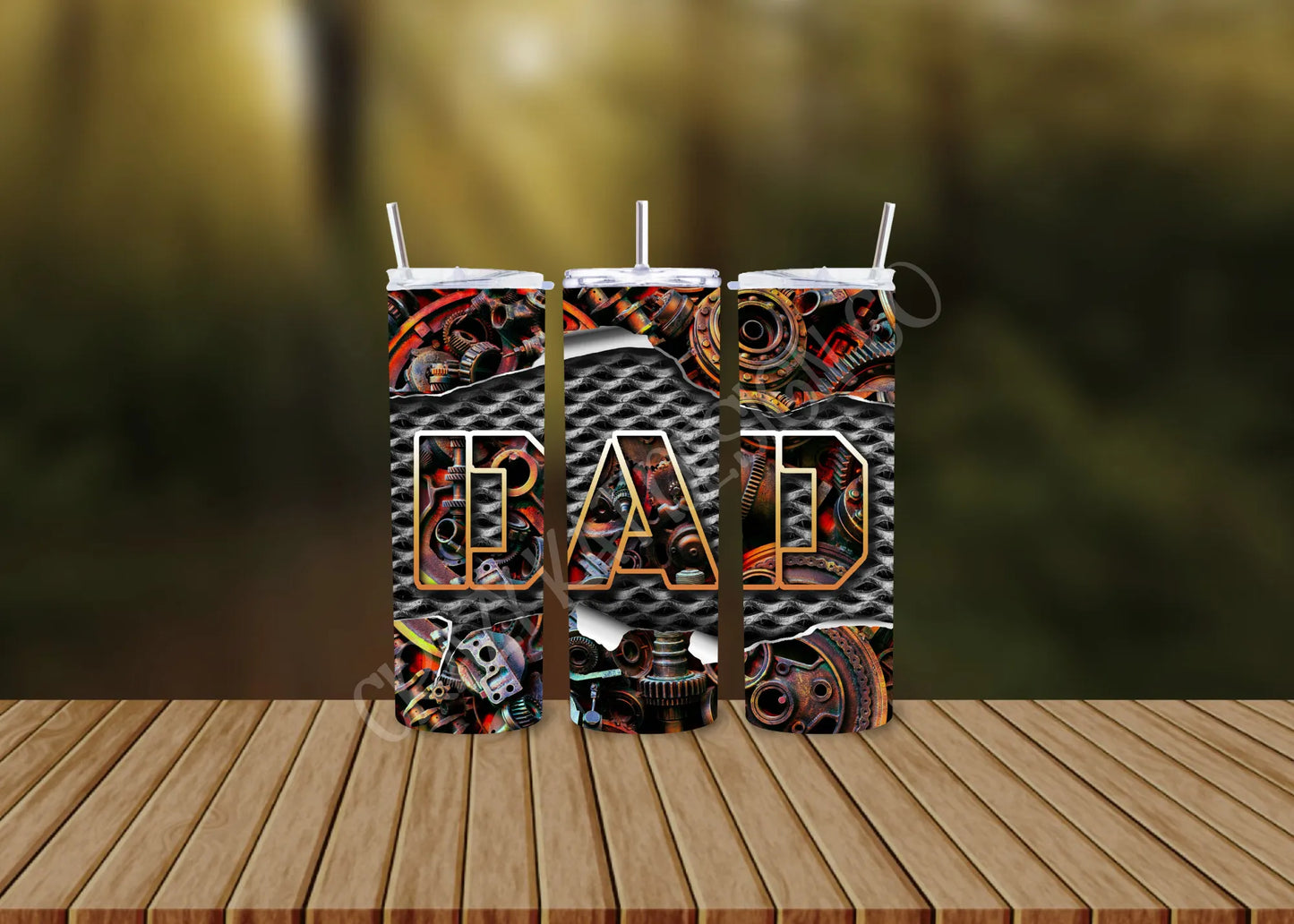 CUSTOMIZABLE DAD LIFE HOT AND COLD TUMBLER - Crazy Kat Design Co