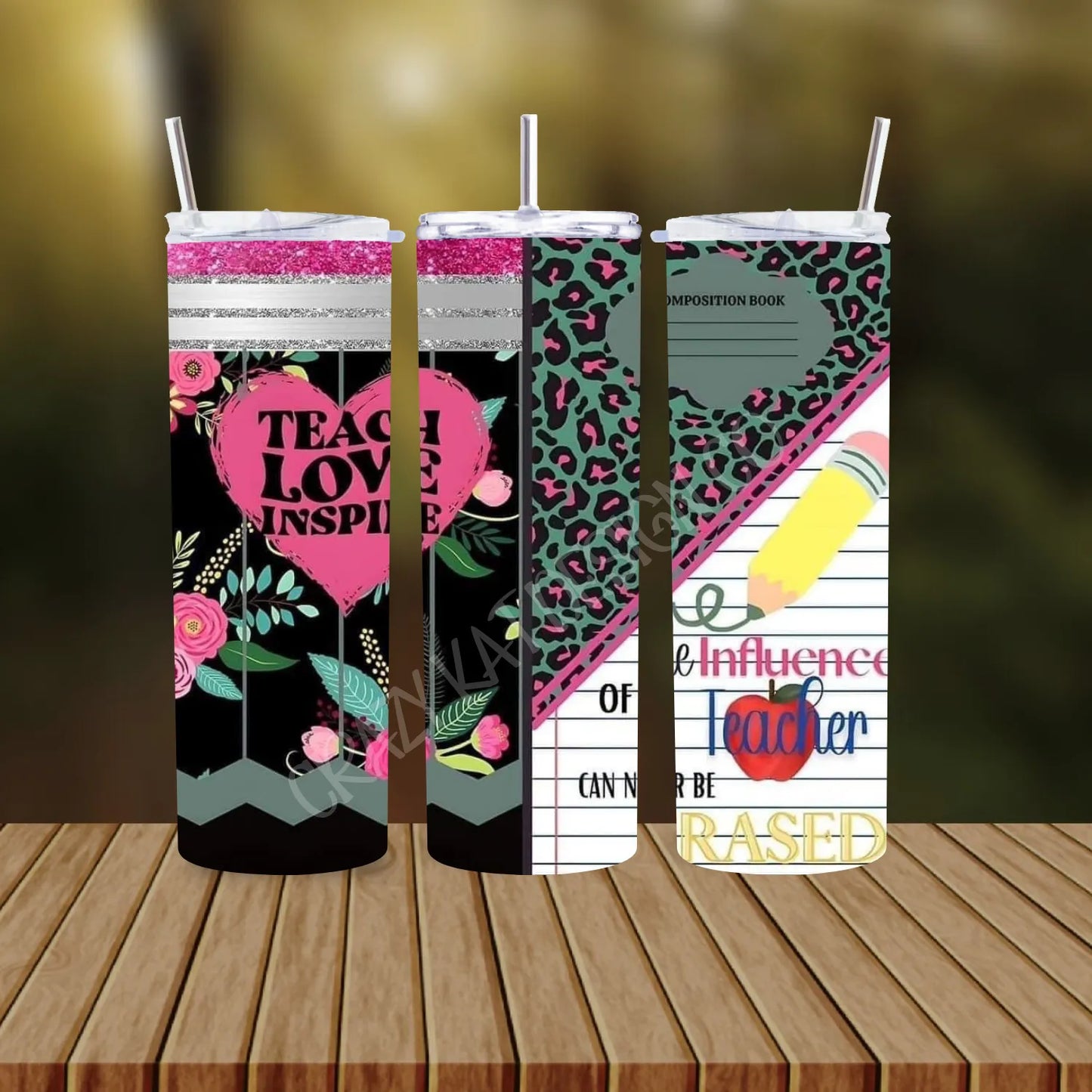 CUSTOMIZABLE TEACHER HOT AND COLD TUMBLERS - Crazy Kat Design Co