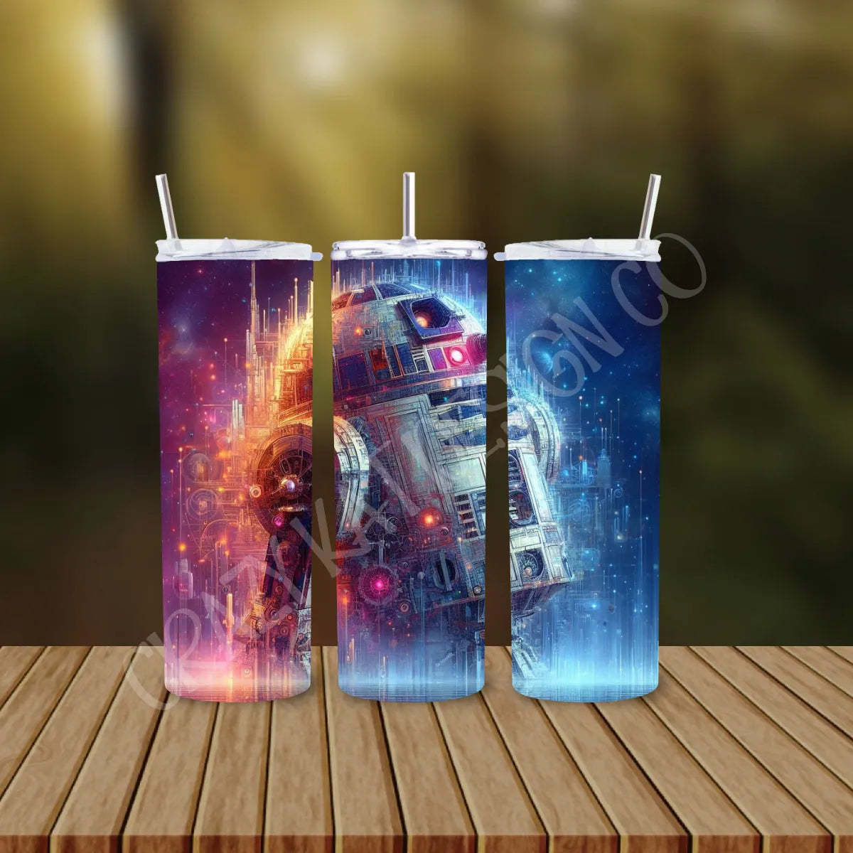 CUSTOMIZABLE R2D2 STAR WARS HOT AND COLD TUMBLER - Crazy Kat Design Co