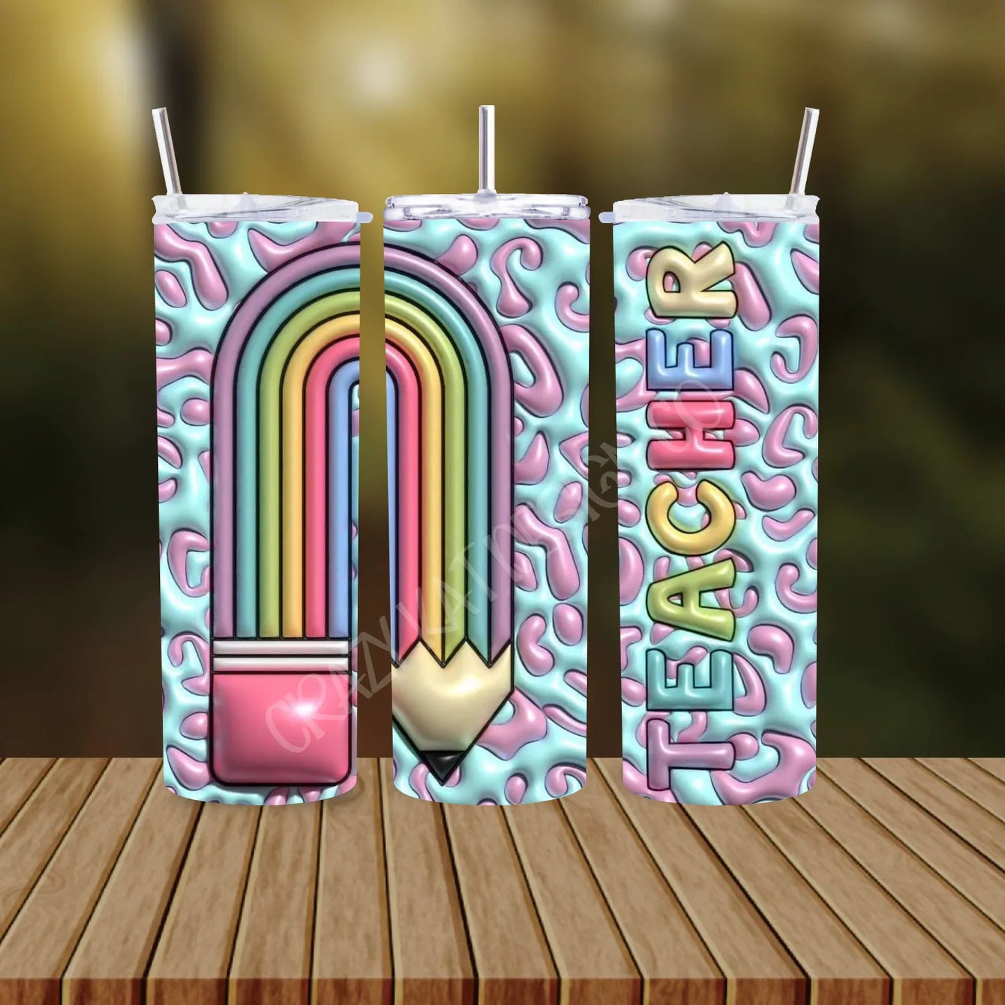 CUSTOMIZABLE TEACHER HOT AND COLD TUMBLERS - Crazy Kat Design Co