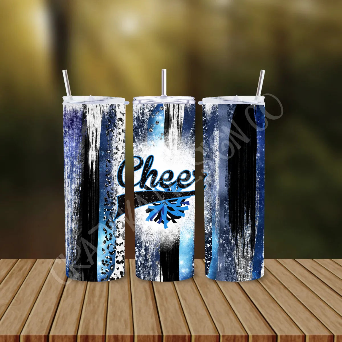 CUSTOMIZABLE CHEER HOT AND COLD TUMBLER - Crazy Kat Design Co