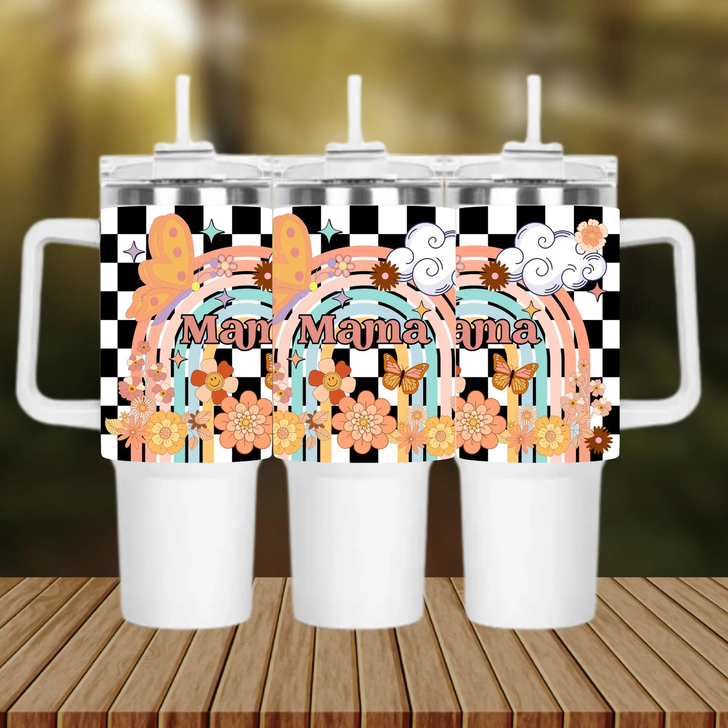 CUSTOMIZABLE MAMA HOT AND COLD TUMBLER - Crazy Kat Design Co