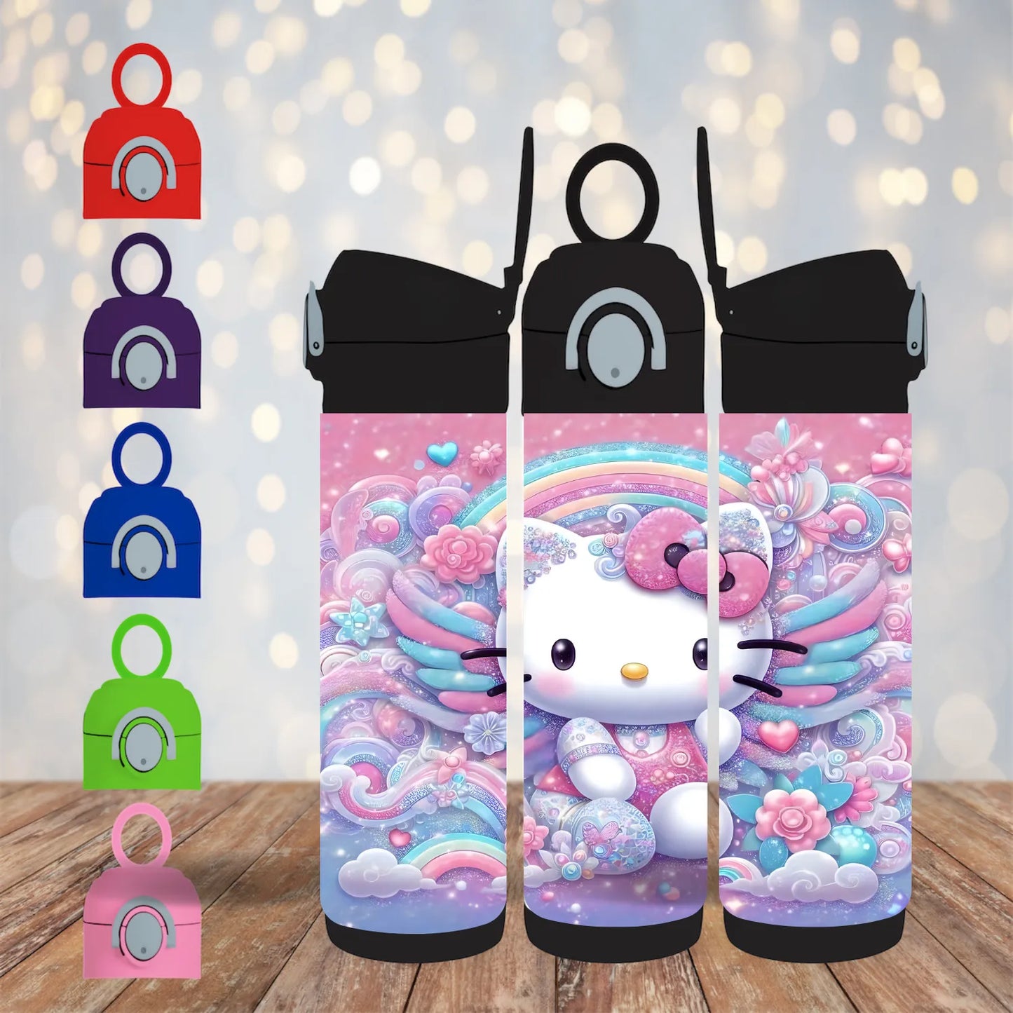 CUSTOMIZABLE HELLO KITTY HOT AND COLD TUMBLER - Crazy Kat Design Co