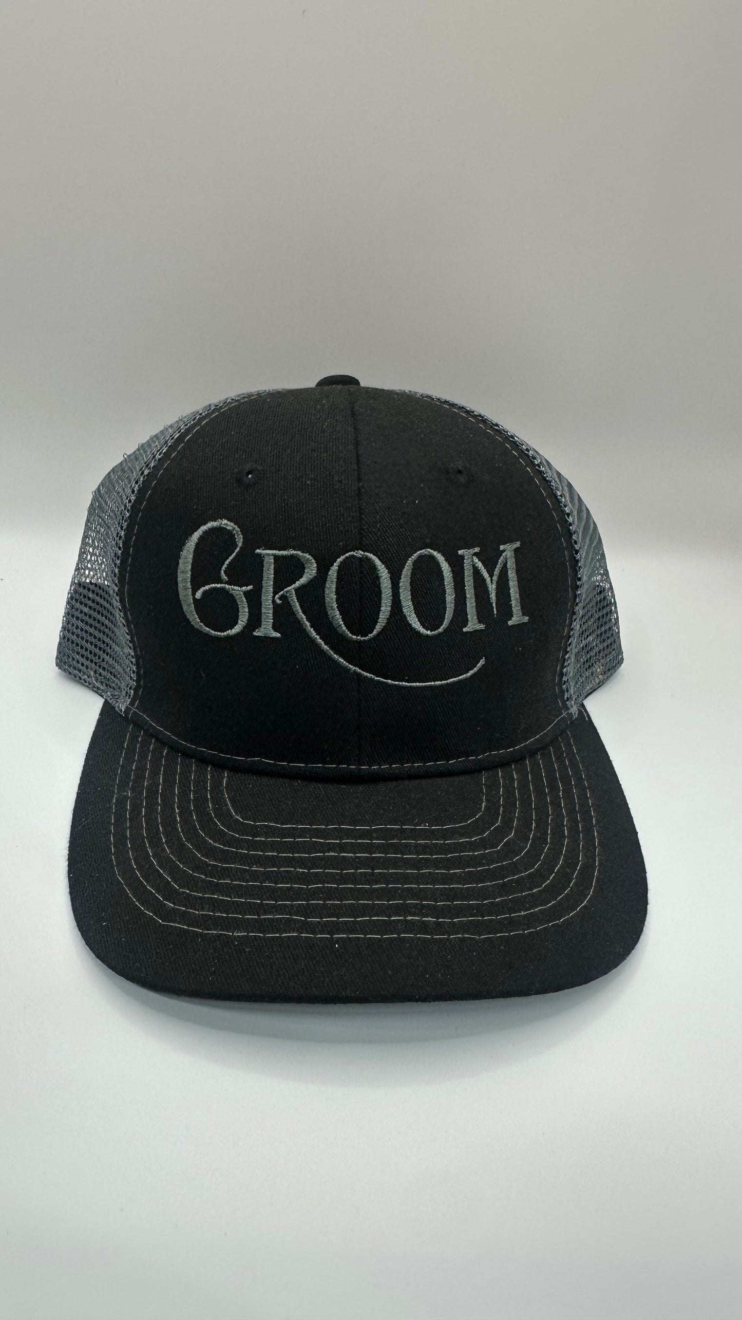 Bride/ Groom Embroidered Hat