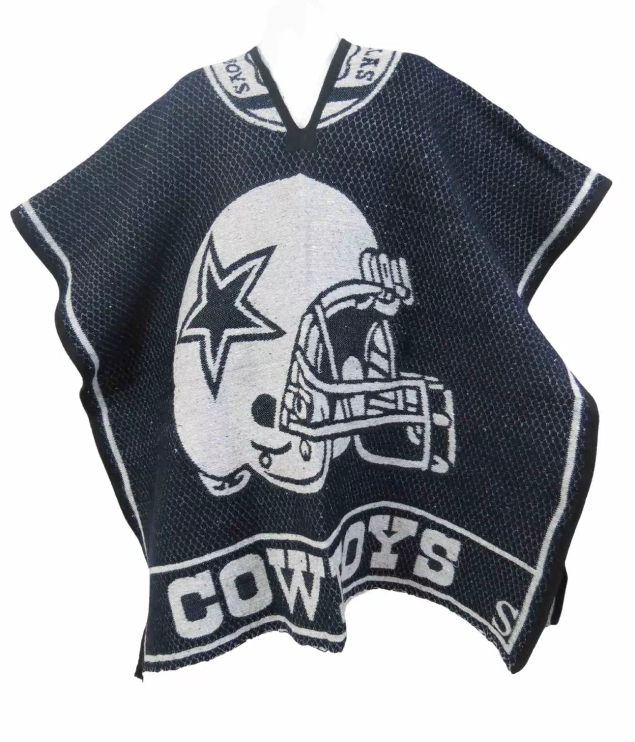 NFL TEAM Dallas Cowboys Double Sided Poncho
