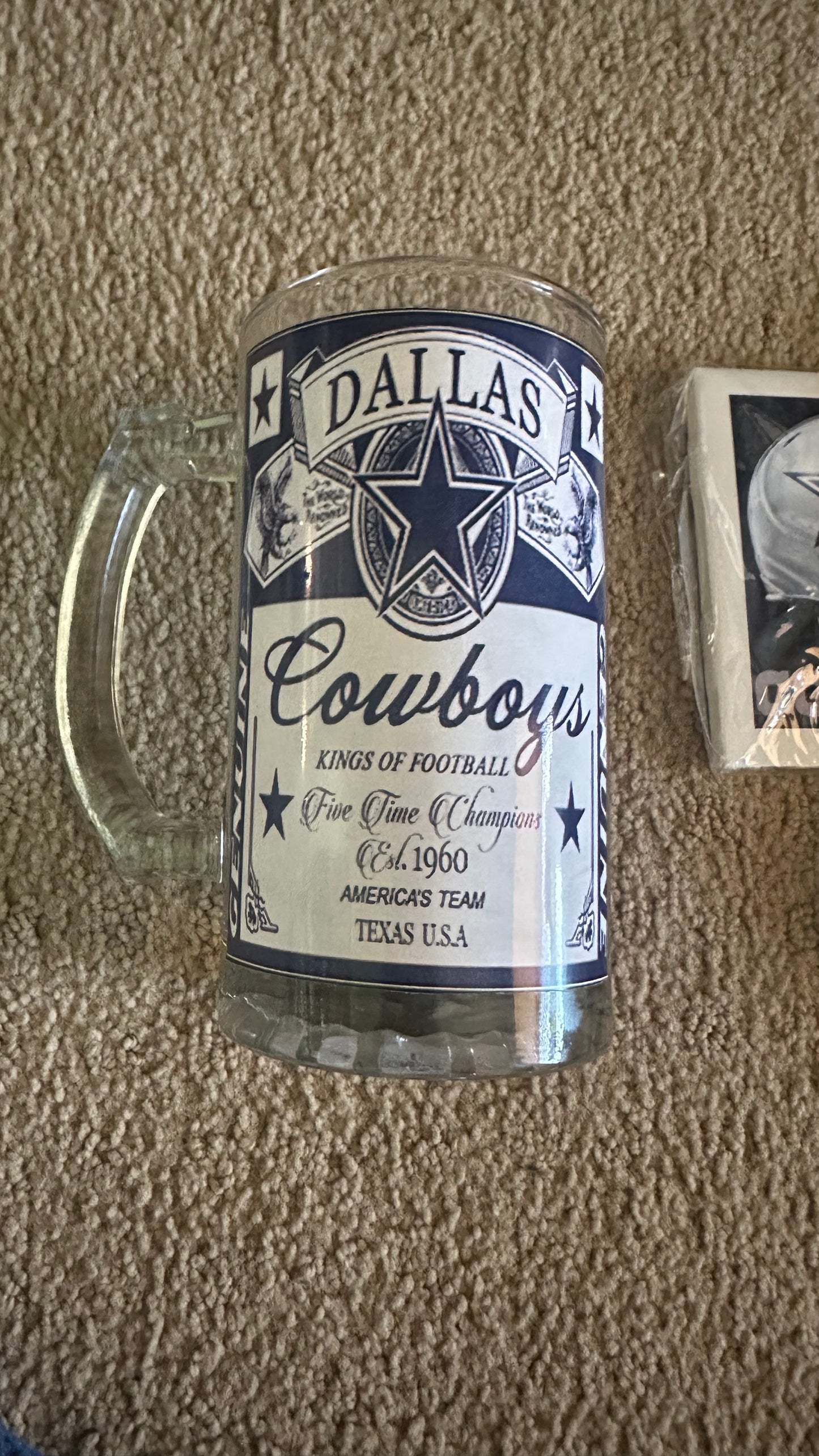 NFL TEAM Dallas Cowboys Beer Stein