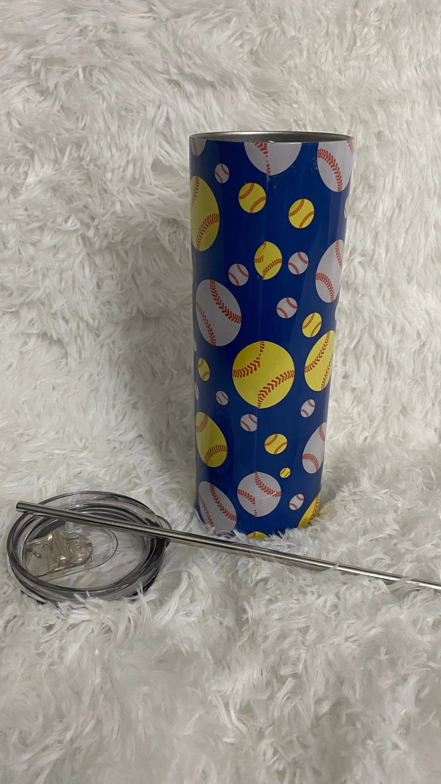 CUSTOMIZABLE TUMBLER BASEBALL SOFTBALL MOMLIFE INSPIRED - Crazy Kat Design Co