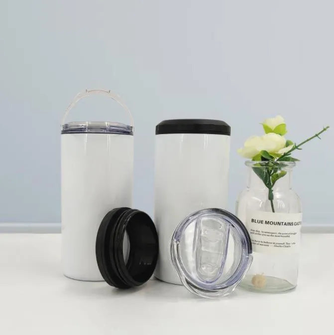 CUSTOMIZABLE RAINBOW HOT AND COLD TUMBLER - Crazy Kat Design Co