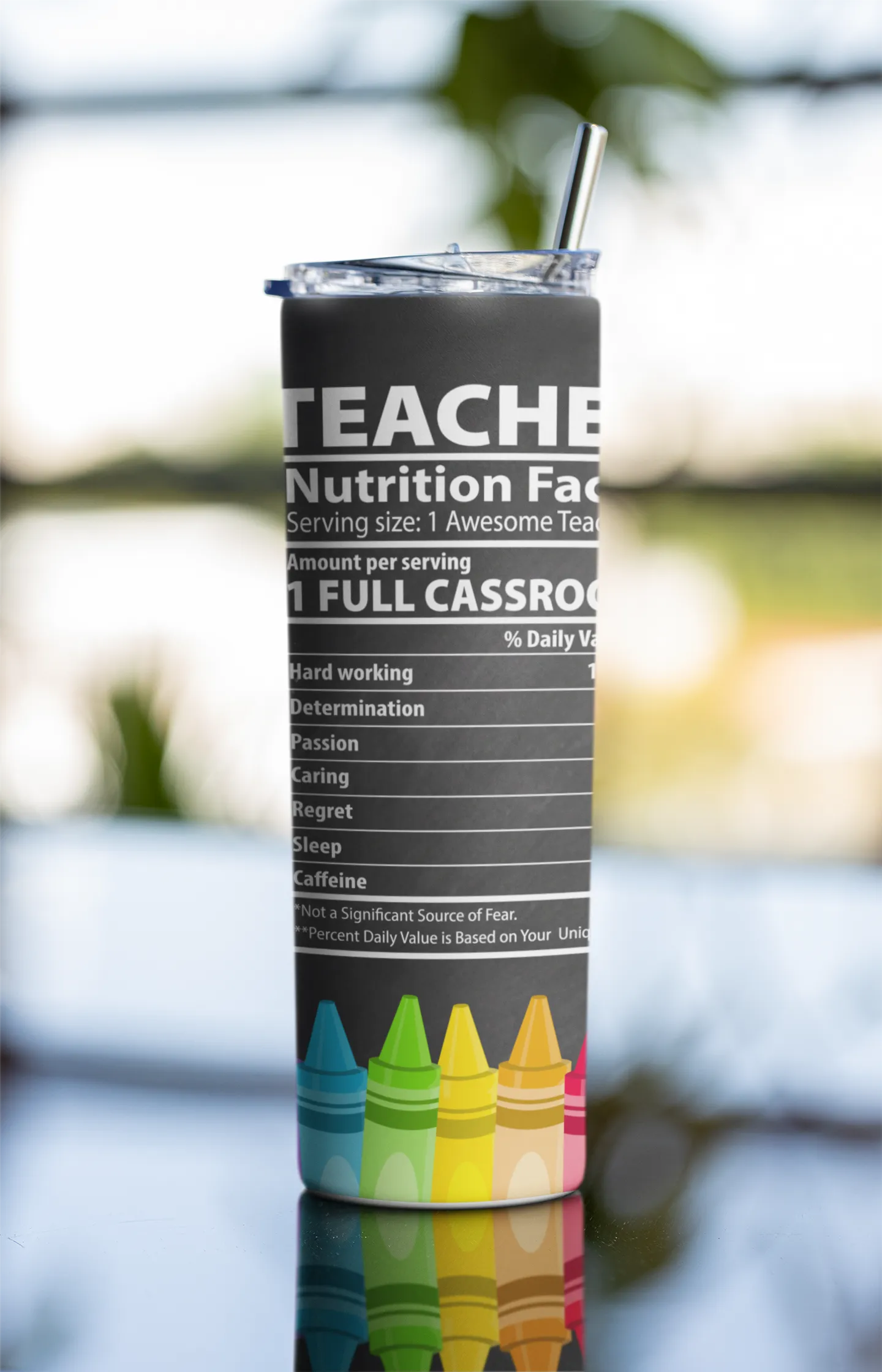 Customizable TUMBLER #TEACHERLIFE INSPIRED - Crazy Kat Design Co