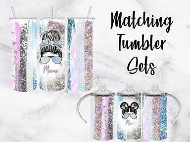 MAMA AND MINI TUMBLER COLLECTION - Crazy Kat Design Co