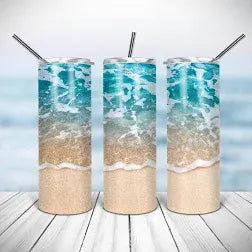 BEACH/ OCEAN TUMBLER COLLECTION - Crazy Kat Design Co