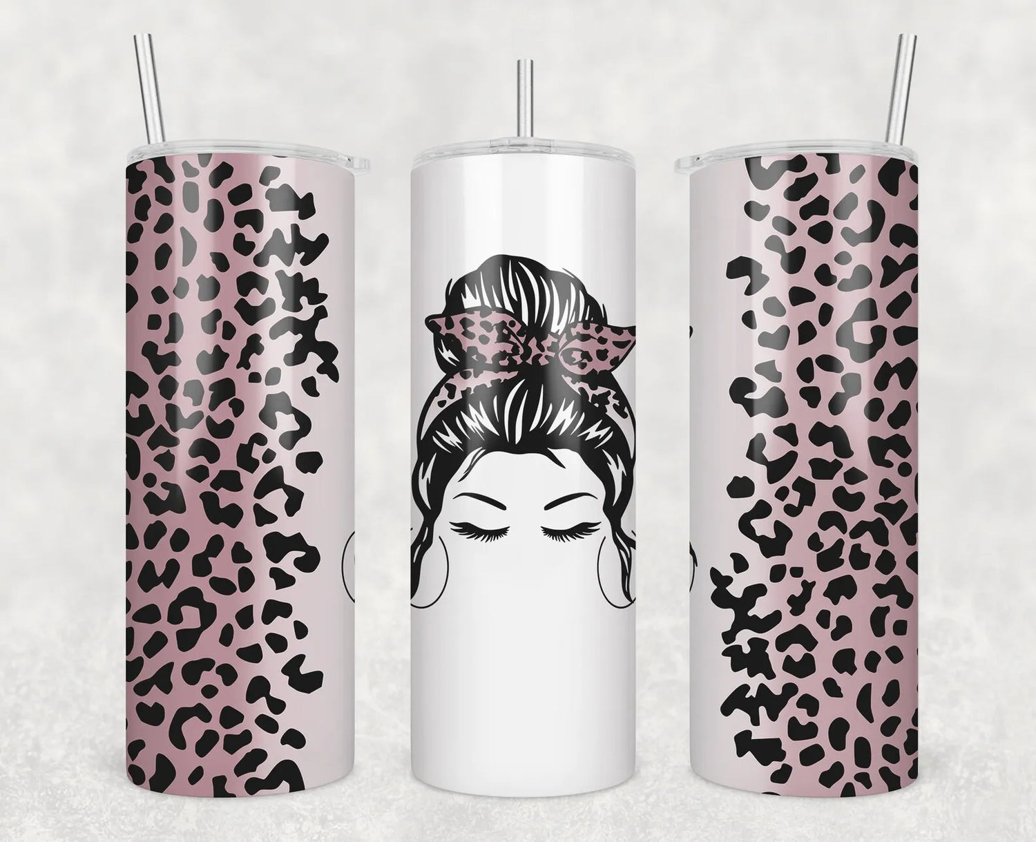 MOM/MESSY BUN TUMBLER COLLECTION - Crazy Kat Design Co