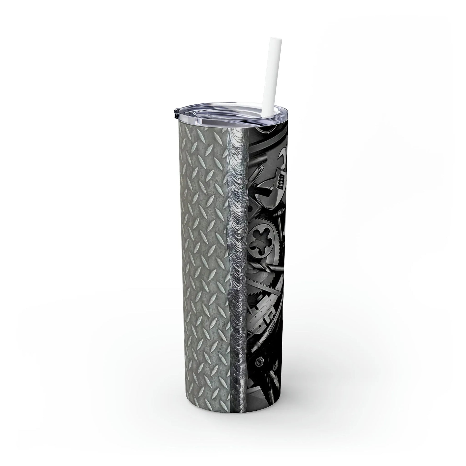 Tools Skinny Tumbler with Straw, 20oz - Crazy Kat Design Co