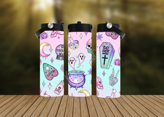 CUSTOMIZABLE I SEE THROUGH YOUR BULLSH*T DON'T CROSS HOT AND COLD TUMBLERS - Crazy Kat Design Co