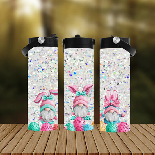 CUSTOMIZABLE EASTER GNOME HOT AND COLD TUMBLER - Crazy Kat Design Co