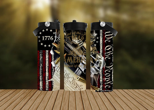 CUSTOMIZABLE 2ND AMENDMENT HOT AND COLD TUMBLERS - Crazy Kat Design Co