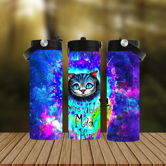 CUSTOMIZABLE ALICE IN WONDERLANDS HOT AND COLD TUMBLER - Crazy Kat Design Co