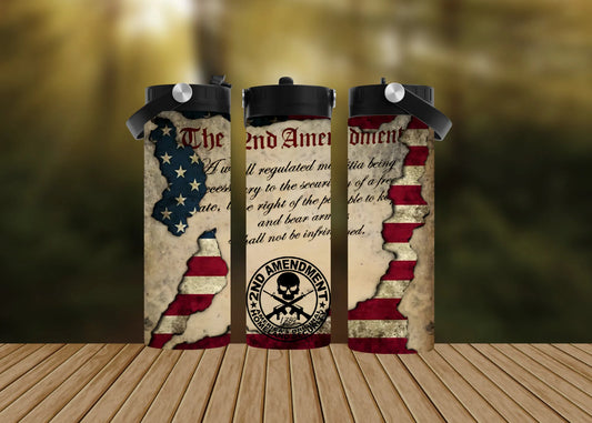 CUSTOMIZABLE 2ND AMENDMENT HOT AND COLD TUMBLERS - Crazy Kat Design Co