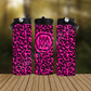 CUSTOMIZABLE MAMA 3D PUFF PINK HOT AND COLD TUMBLERS