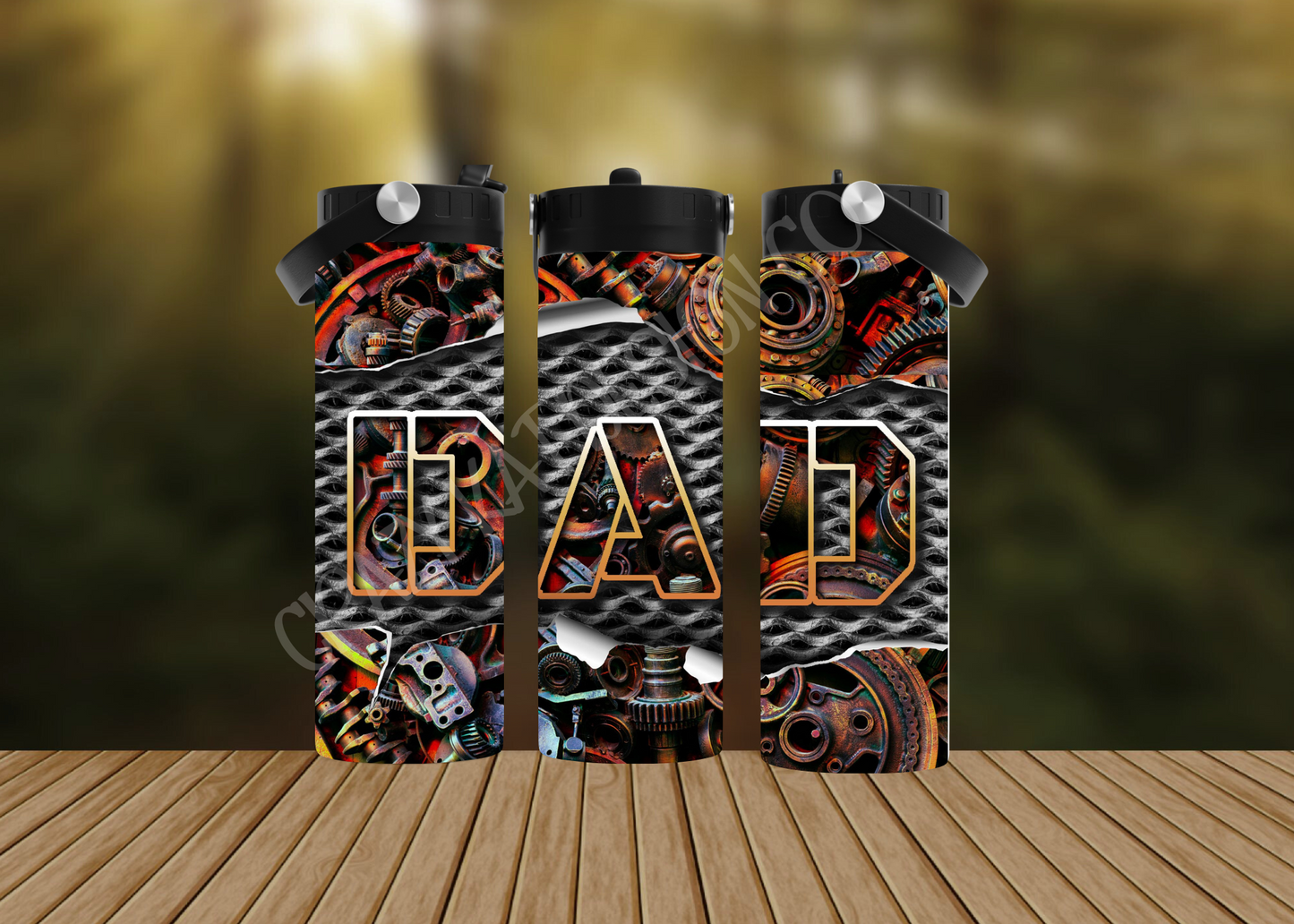 CUSTOMIZABLE DAD HOT AND COLD TUMBLER