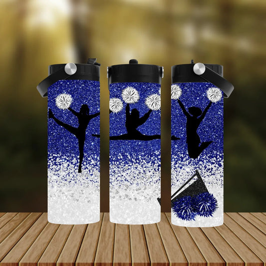 CUSTOMIZABLE BLUE CHEER HOT AND COLD TUMBLER - Crazy Kat Design Co