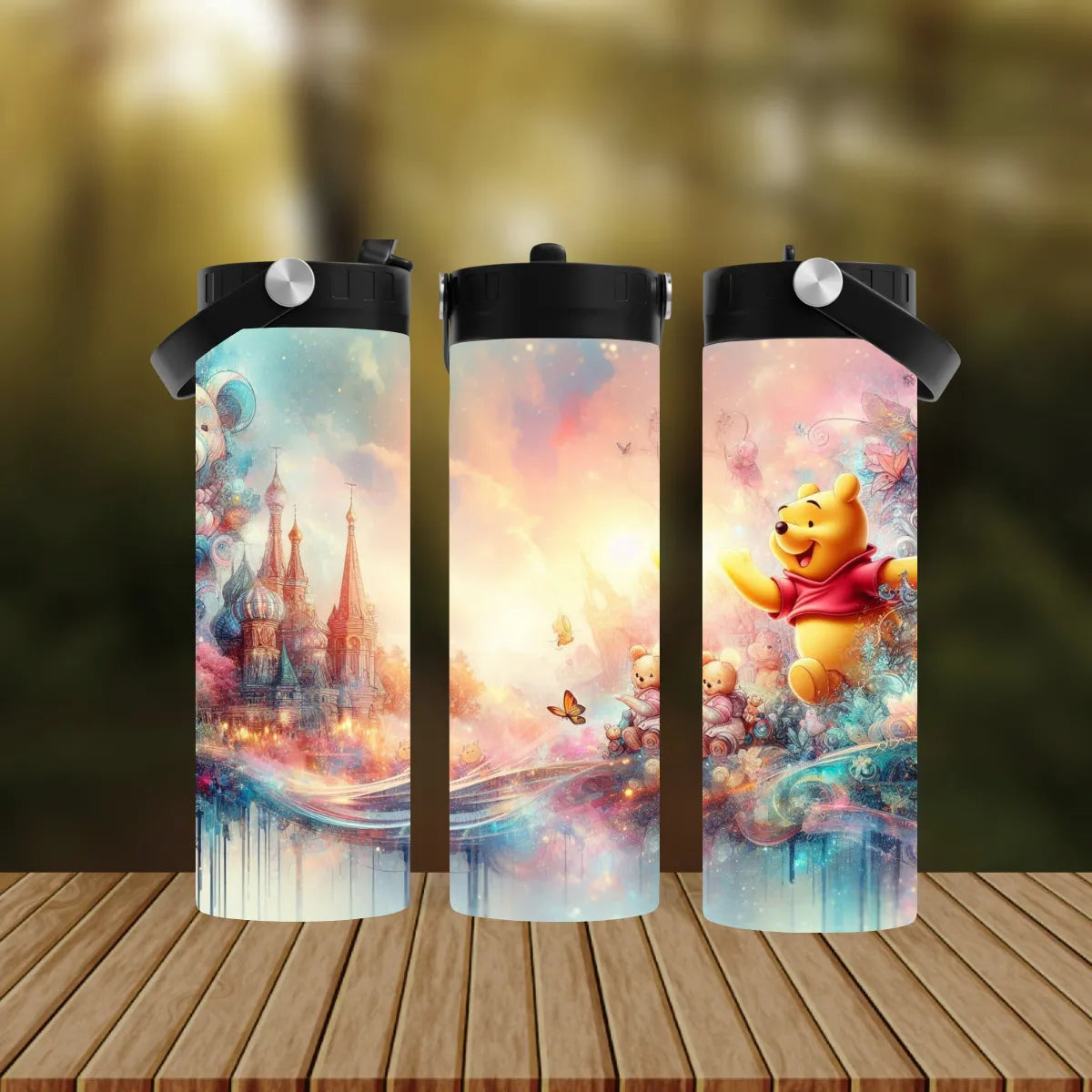 CUSTOMIZABLE POOH BEAR HOT AND COLD TUMBLER - Crazy Kat Design Co