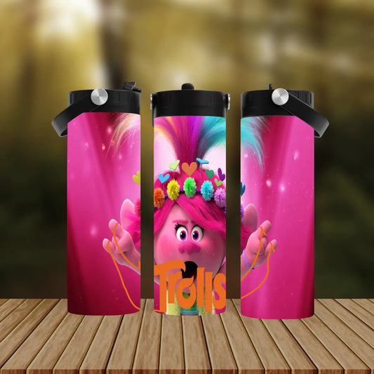 CUSTOMIZABLE TROLLS HOT AND COLD TUMBLER - Crazy Kat Design Co