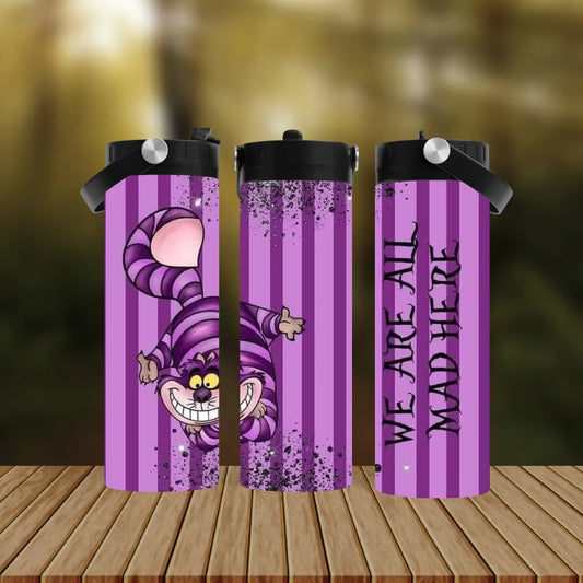 CUSTOMIZABLE ALICE IN WONDERLANDS HOT AND COLD TUMBLER - Crazy Kat Design Co