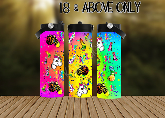 18+ ONLY CUSTOMIZABLE LISA FRANK D*CK HOT AND COLD TUMBLERS
