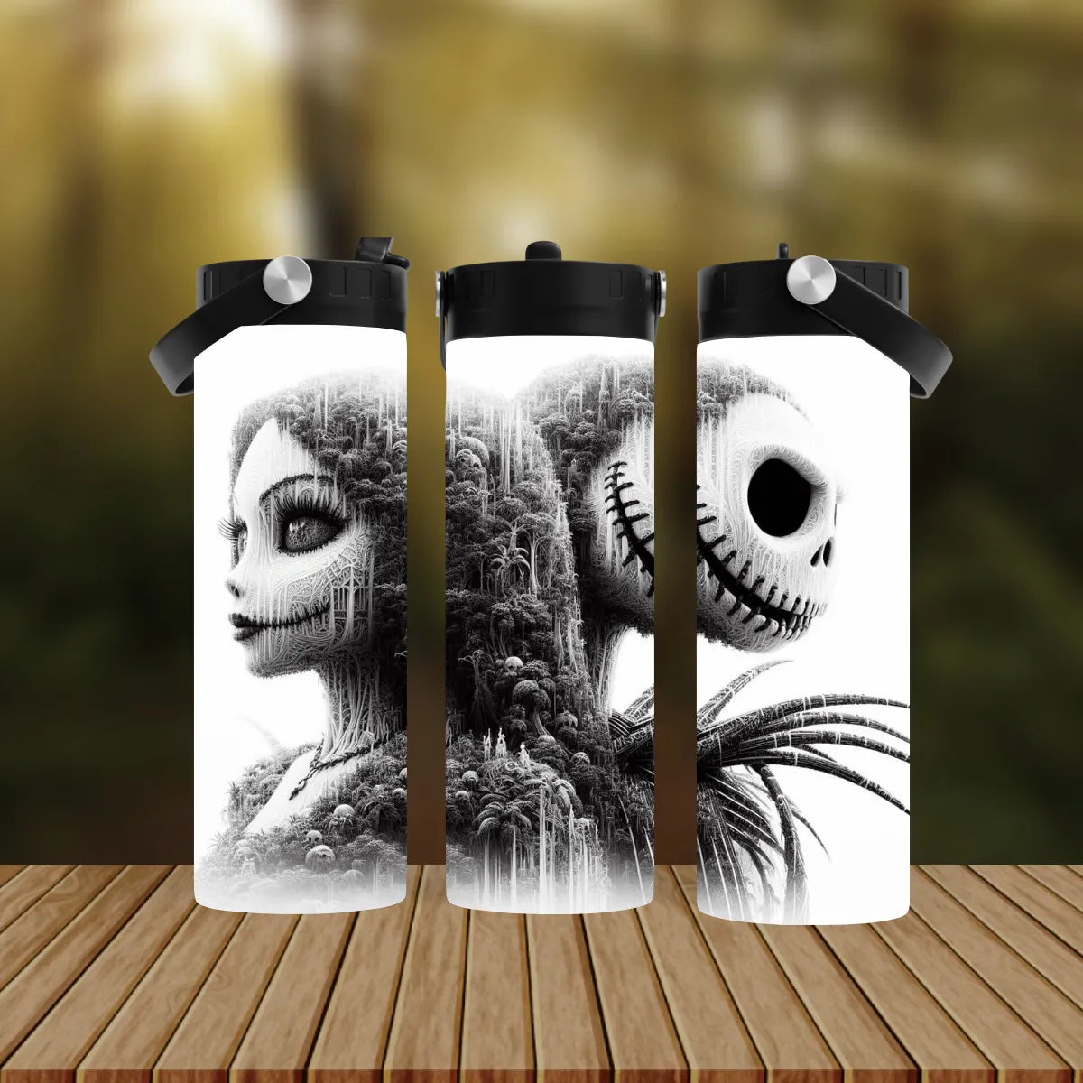 CUSTOMIZABLE NIGHTMARE BEFORE CHRISTMAS HOT AND COLD TUMBLER - Crazy Kat Design Co