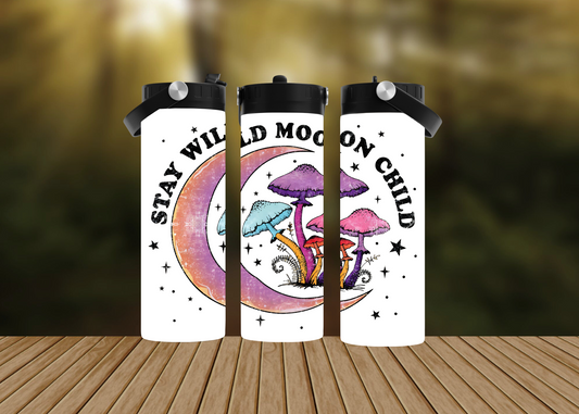 CUSTOMIZABLE STAY WILD MOON CHILD HOT AND COLD TUMBLERS