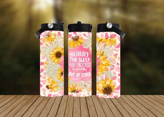 CUSTOMIZABLE SORRY THE SLEEP YOU ORDERED HOT AND COLD TUMBLERS