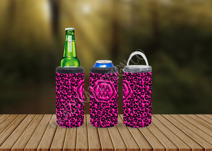 CUSTOMIZABLE MAMA 3D PUFF PINK HOT AND COLD TUMBLERS - Crazy Kat Design Co