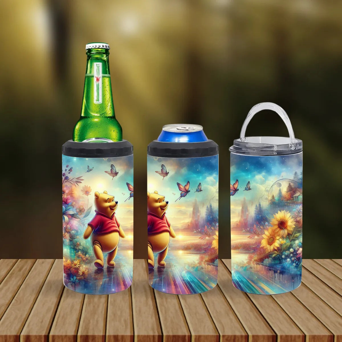 CUSTOMIZABLE POOH BEAR HOT AND COLD TUMBLER - Crazy Kat Design Co