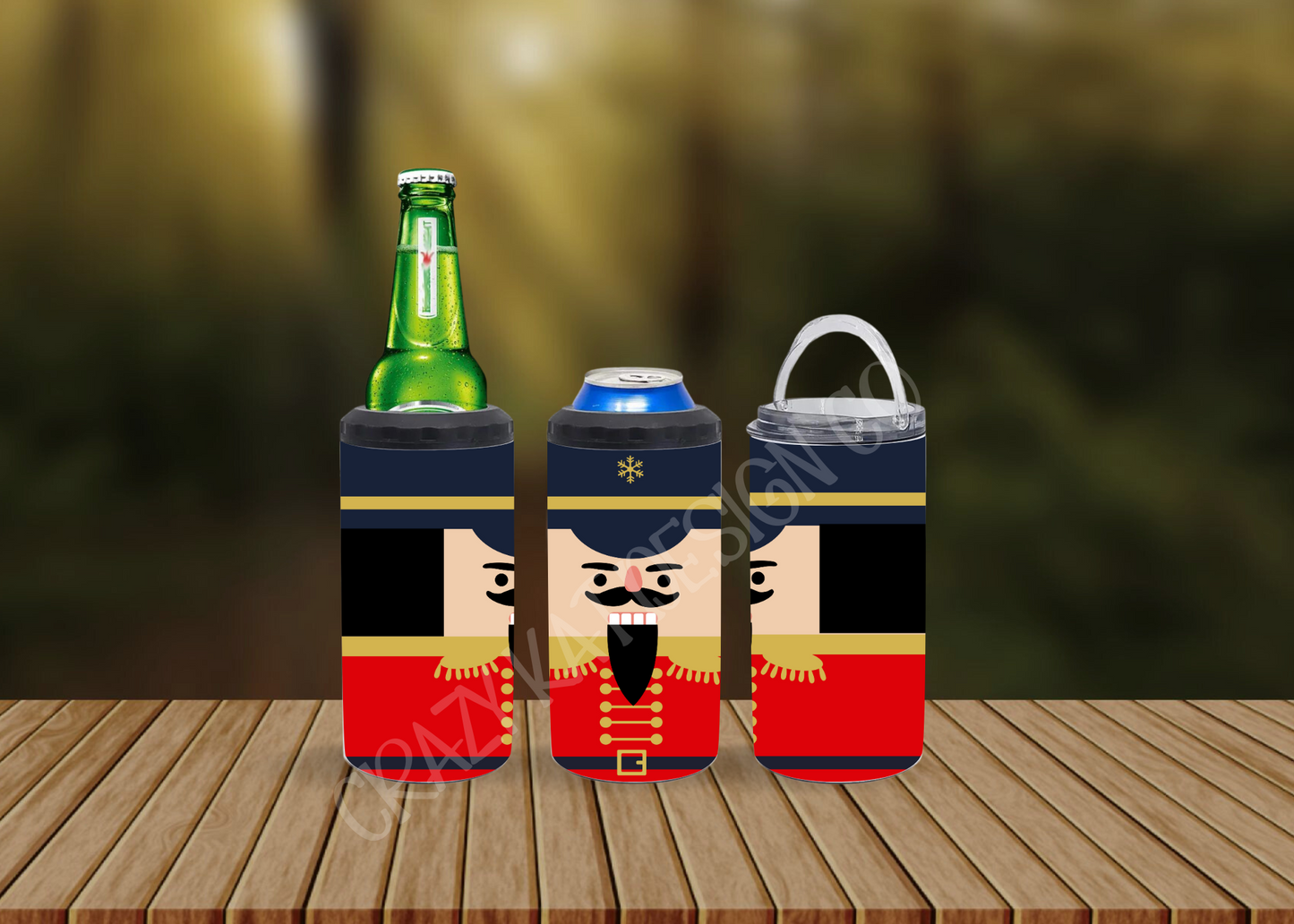 CUSTOMIZABLE NUTCRACKER HOT AND COLD TUMBLERS