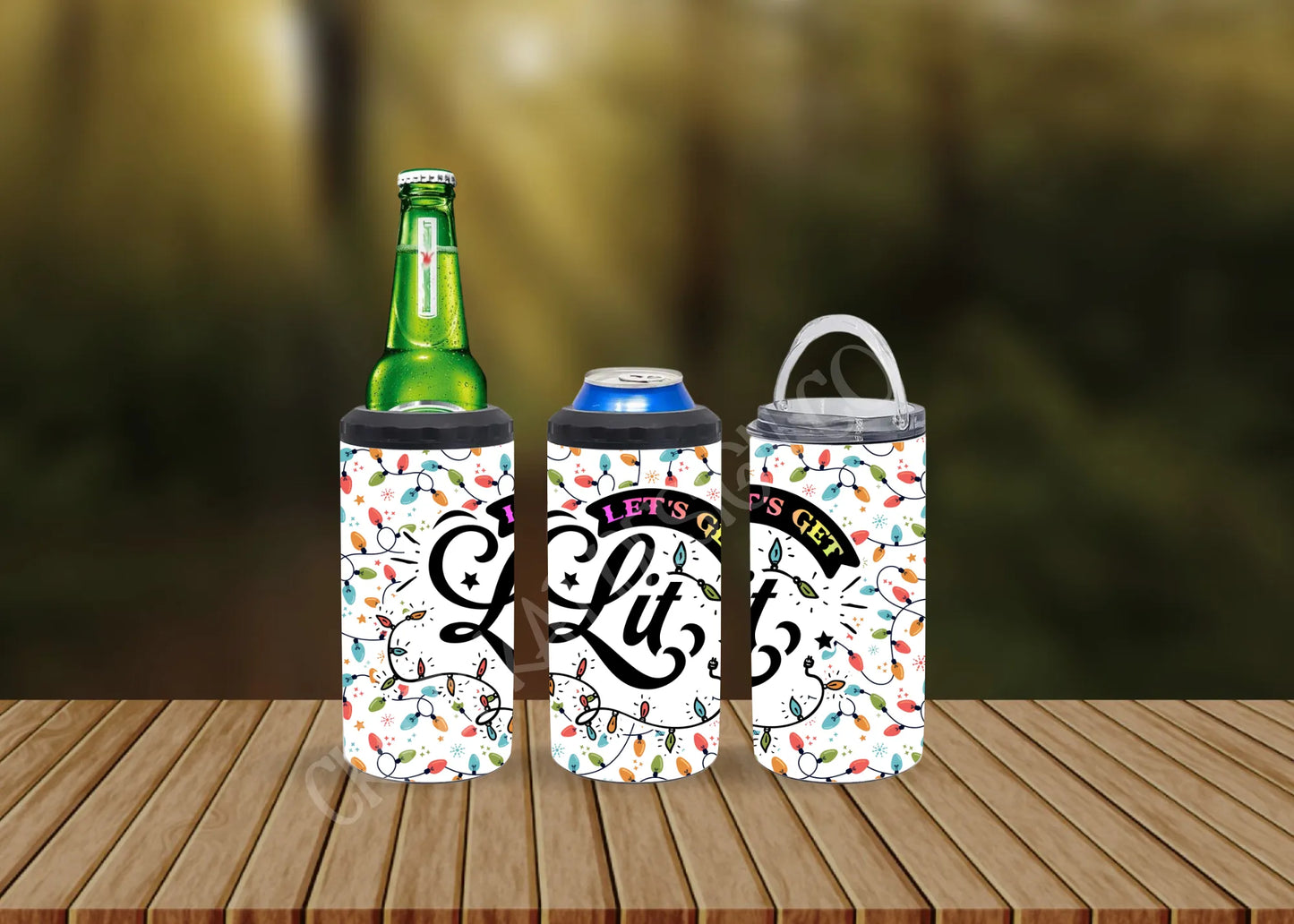 CUSTOMIZABLE LET'S GET LIT HOT AND COLD TUMBLERS - Crazy Kat Design Co