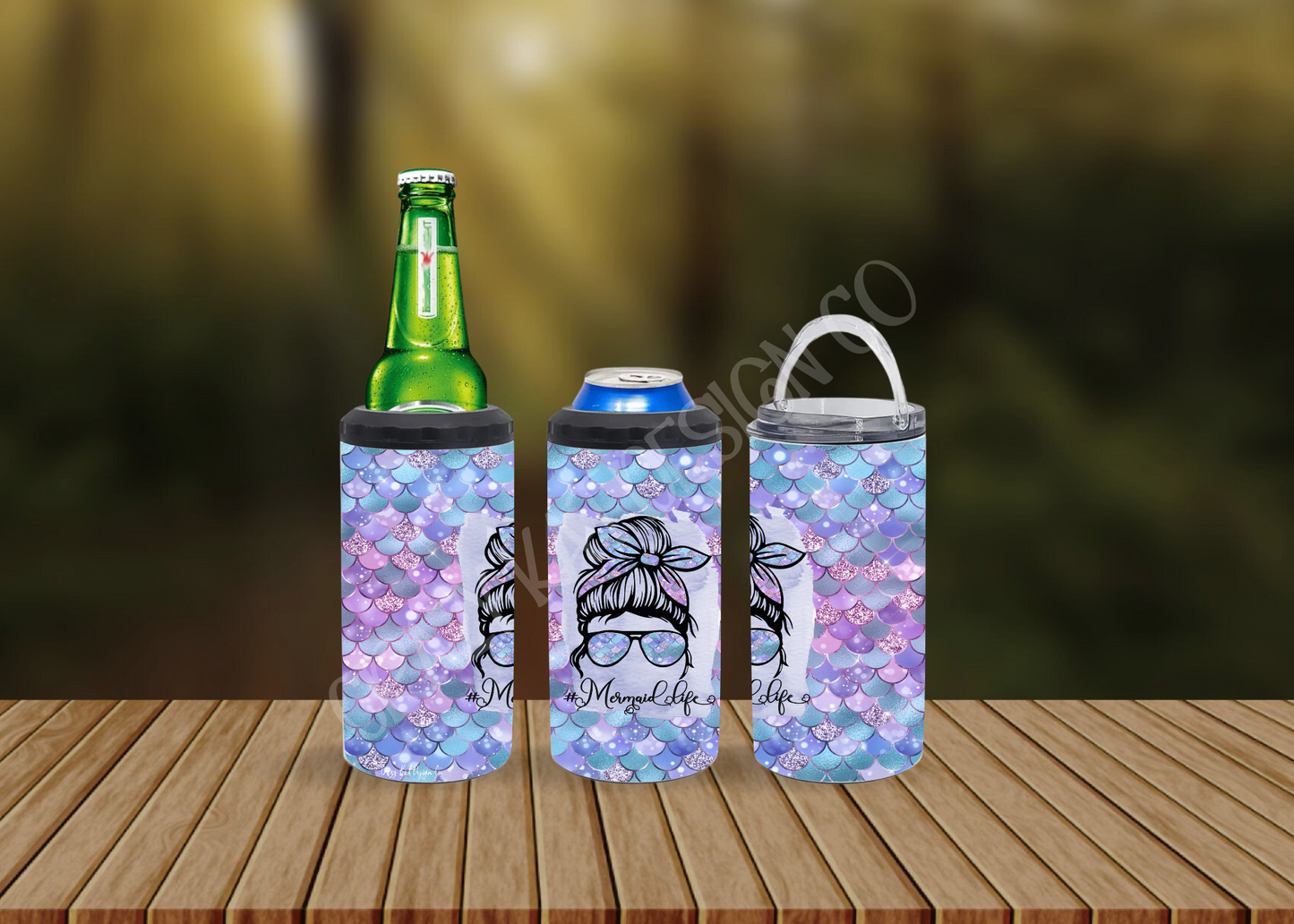 CUSTOMIZABLE MERMAID LIFE HOT AND COLD TUMBLERS