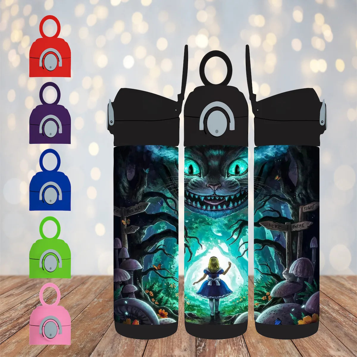 CUSTOMIZABLE ALICE IN WONDERLANDS HOT AND COLD TUMBLER - Crazy Kat Design Co