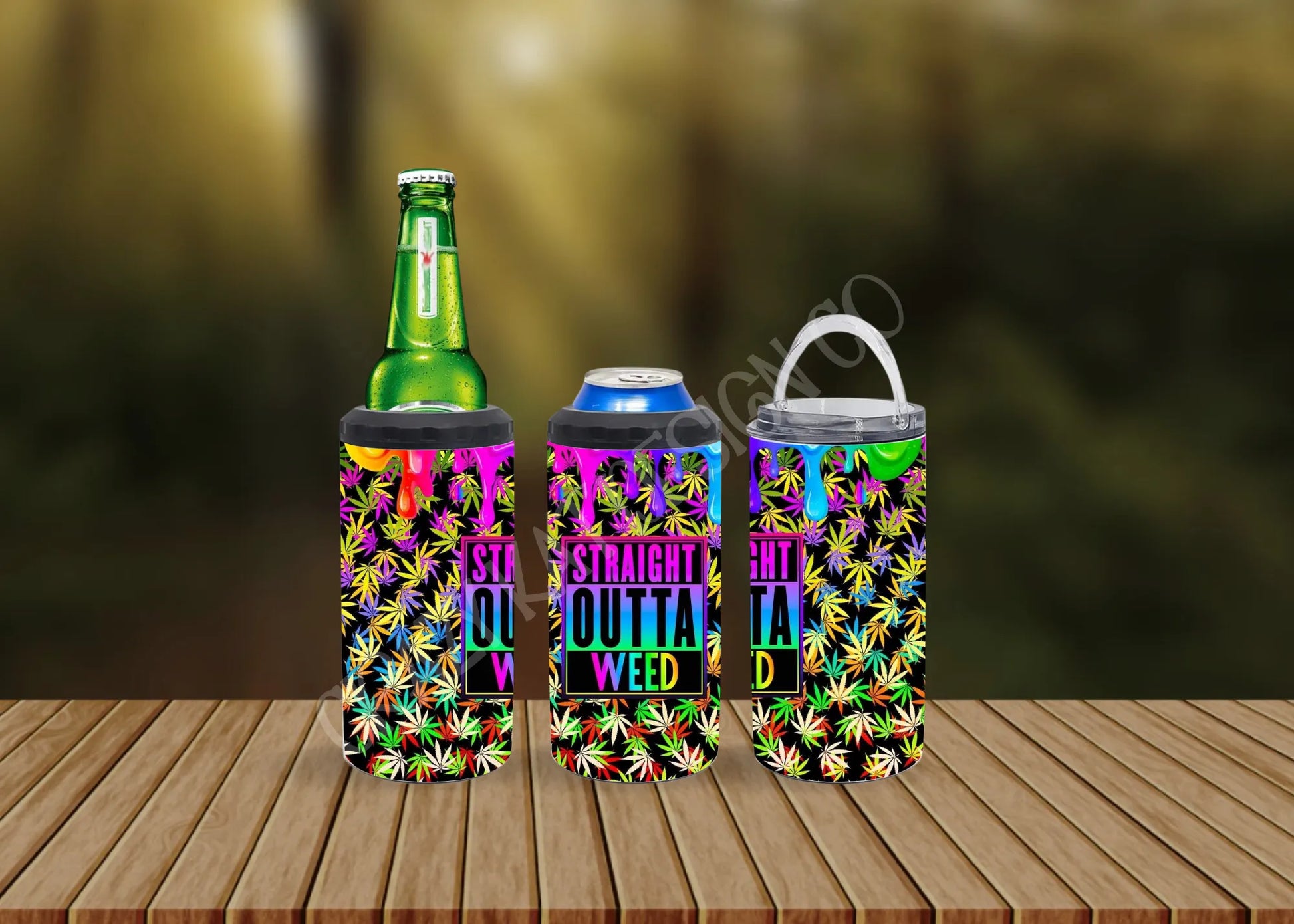 CUSTOMIZABLE STRAIGHT OUTTA WEED HOT AND COLD TUMBLERS - Crazy Kat Design Co
