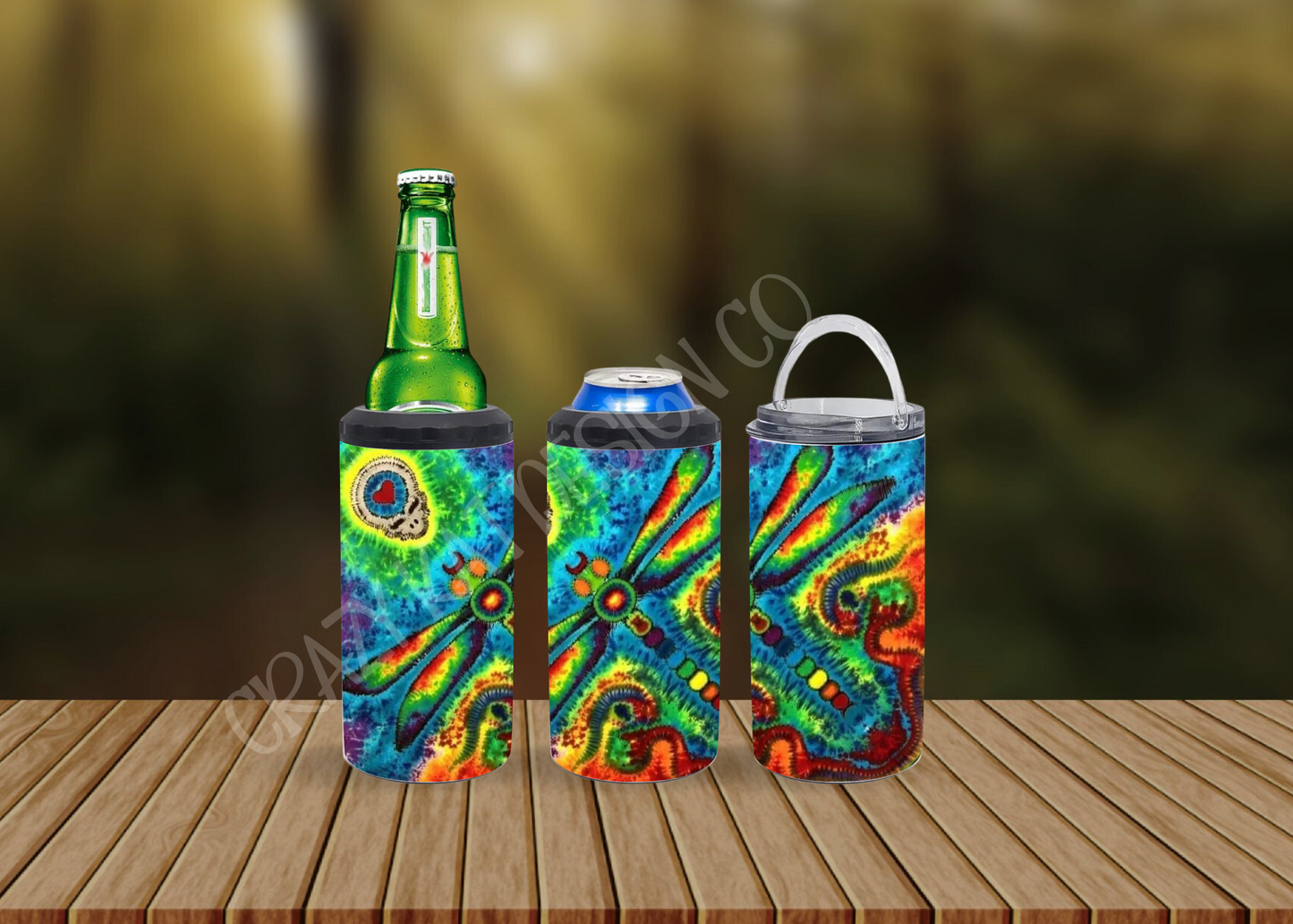 CUSTOMIZABLE TIE DYE HOT AND COLD TUMBLERS