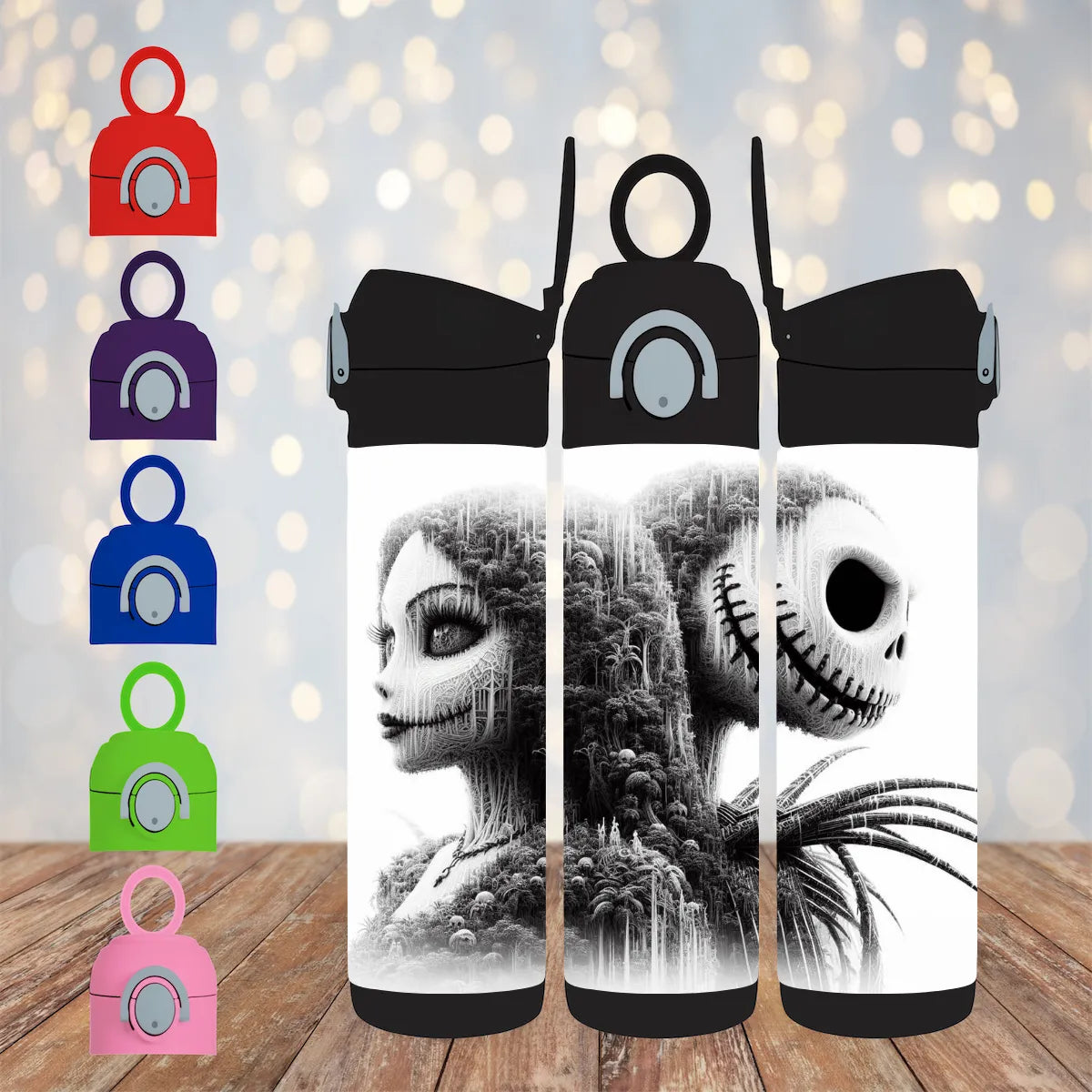 CUSTOMIZABLE NIGHTMARE BEFORE CHRISTMAS HOT AND COLD TUMBLER - Crazy Kat Design Co