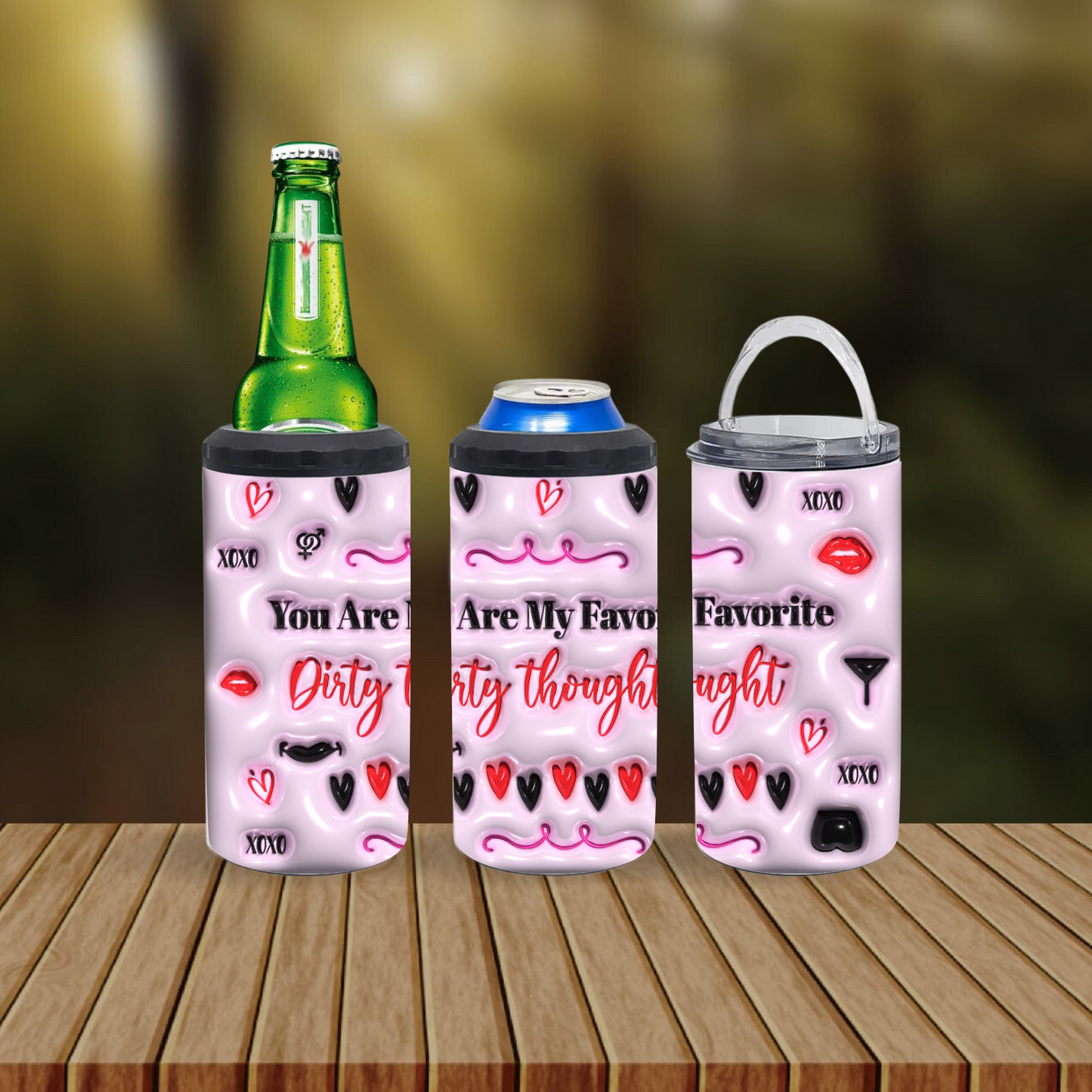 CUSTOMIZABLE YOU ARE MY DIRTY THOUGHT HOT AND COLD TUMBLERS