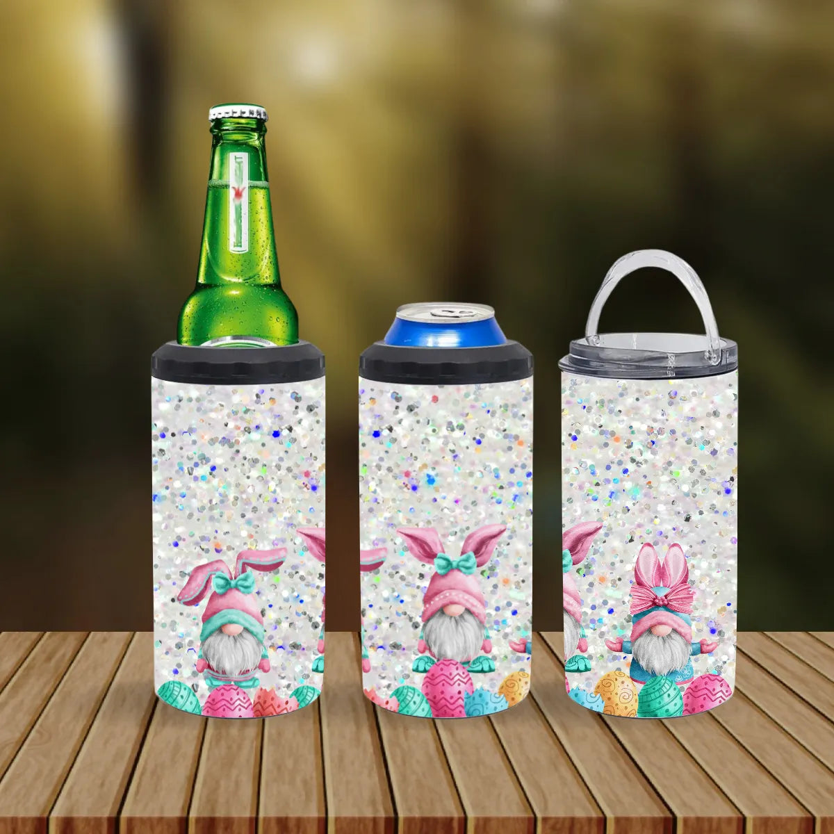 CUSTOMIZABLE EASTER GNOME HOT AND COLD TUMBLER - Crazy Kat Design Co