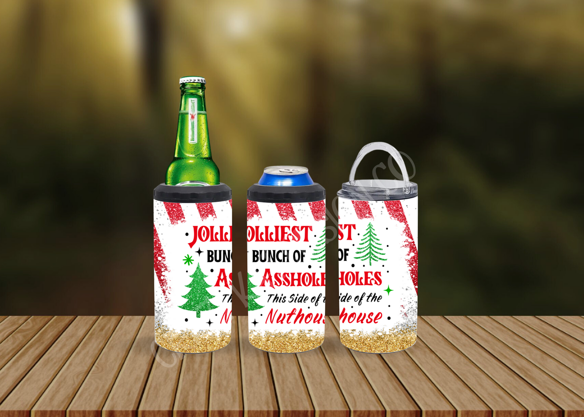 CUSTOMIZABLE JOLLIEST BUNCH OF ASSHOLES HOT AND COLD TUMBLERS - Crazy Kat Design Co