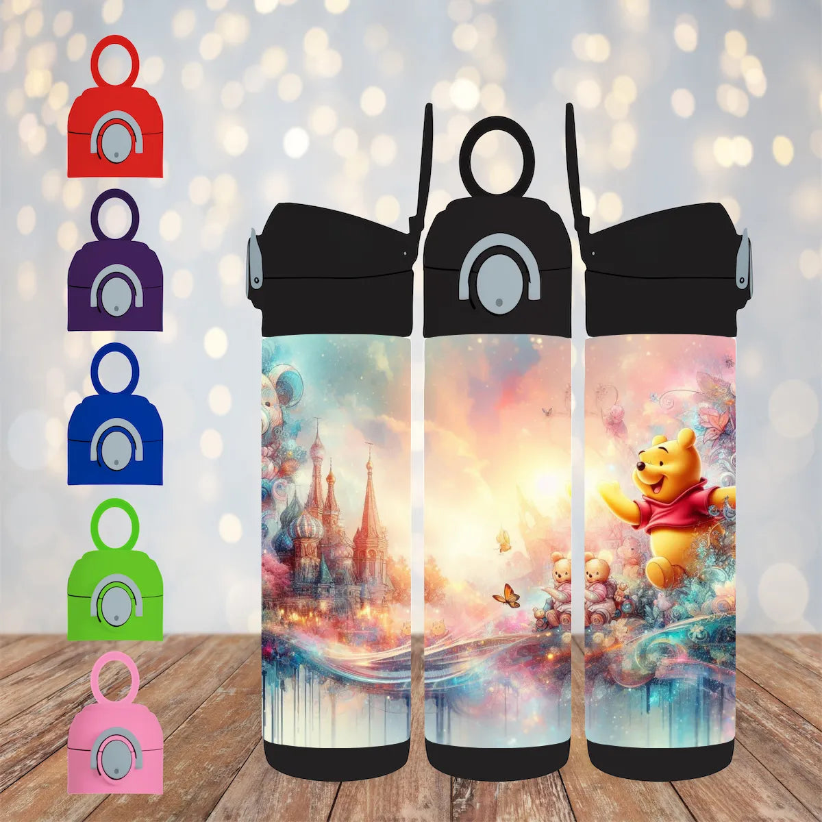 CUSTOMIZABLE POOH BEAR HOT AND COLD TUMBLER - Crazy Kat Design Co