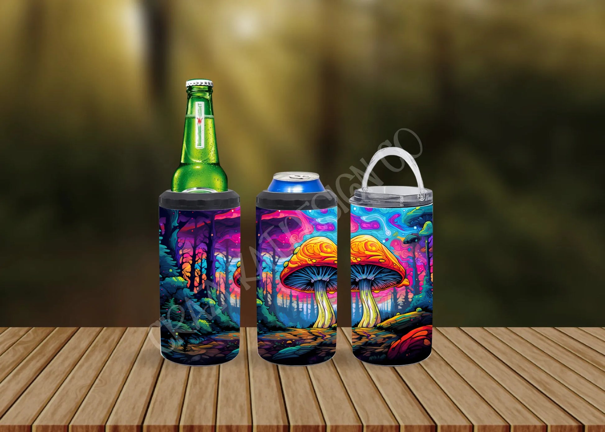 CUSTOMIZABLE MUSHROOMS HOT AND COLD TUMBLERS - Crazy Kat Design Co