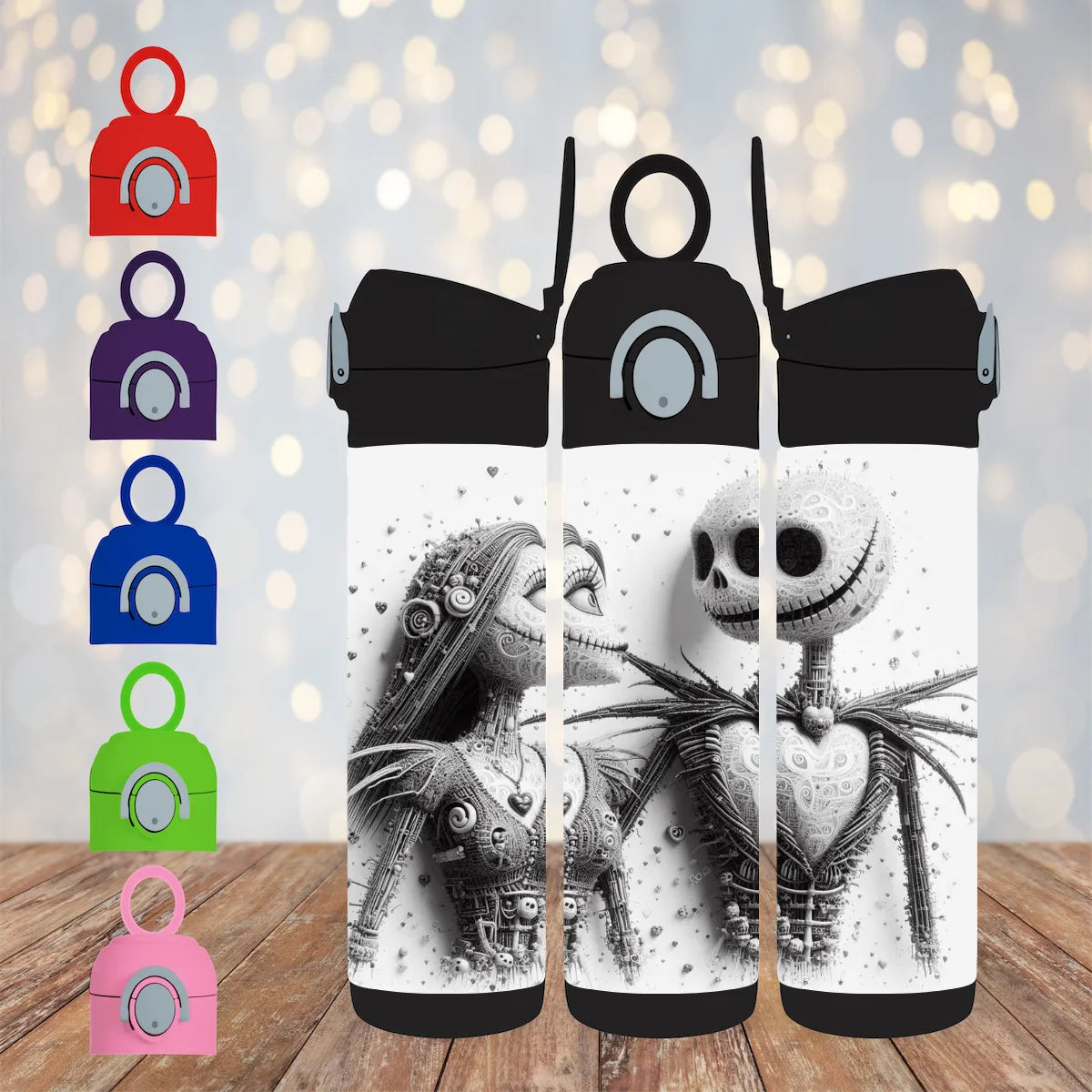 CUSTOMIZABLE NIGHTMARE BEFORE CHRISTMAS HOT AND COLD TUMBLER - Crazy Kat Design Co