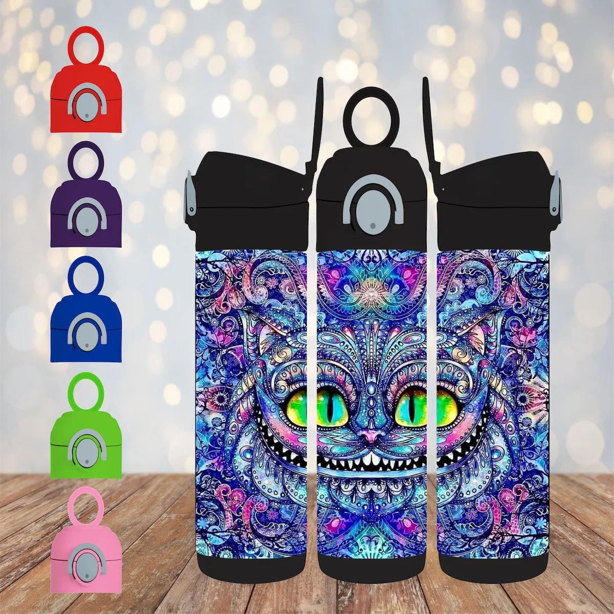 CUSTOMIZABLE ALICE IN WONDERLANDS HOT AND COLD TUMBLER - Crazy Kat Design Co