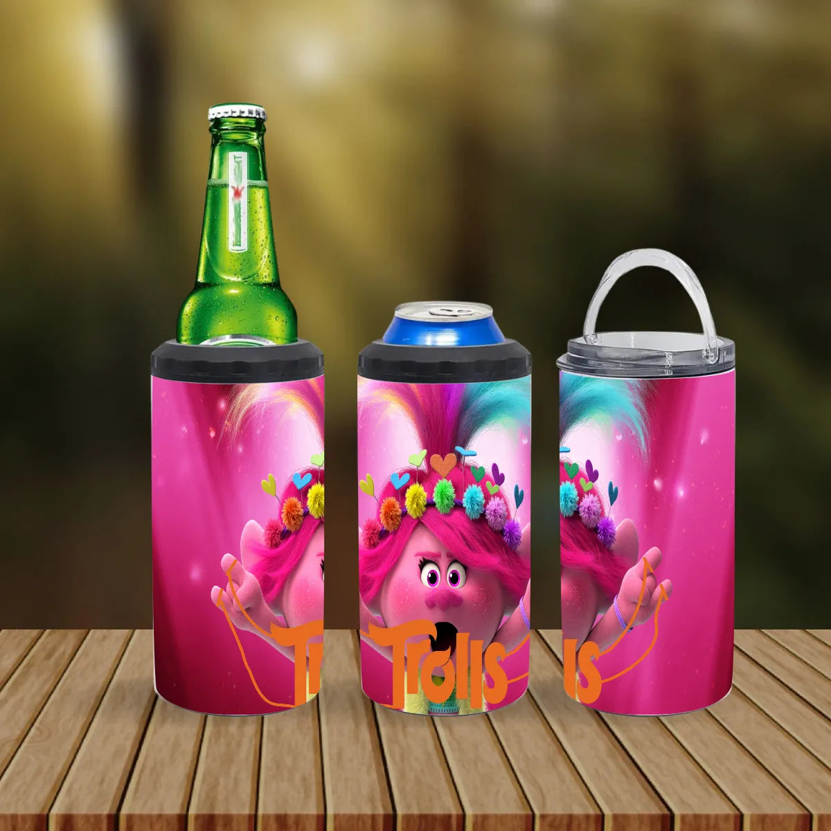 CUSTOMIZABLE TROLLS HOT AND COLD TUMBLER - Crazy Kat Design Co